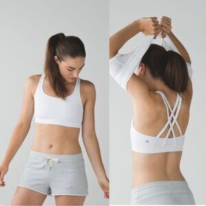 Lululemon | White Energy Bra | Size 6